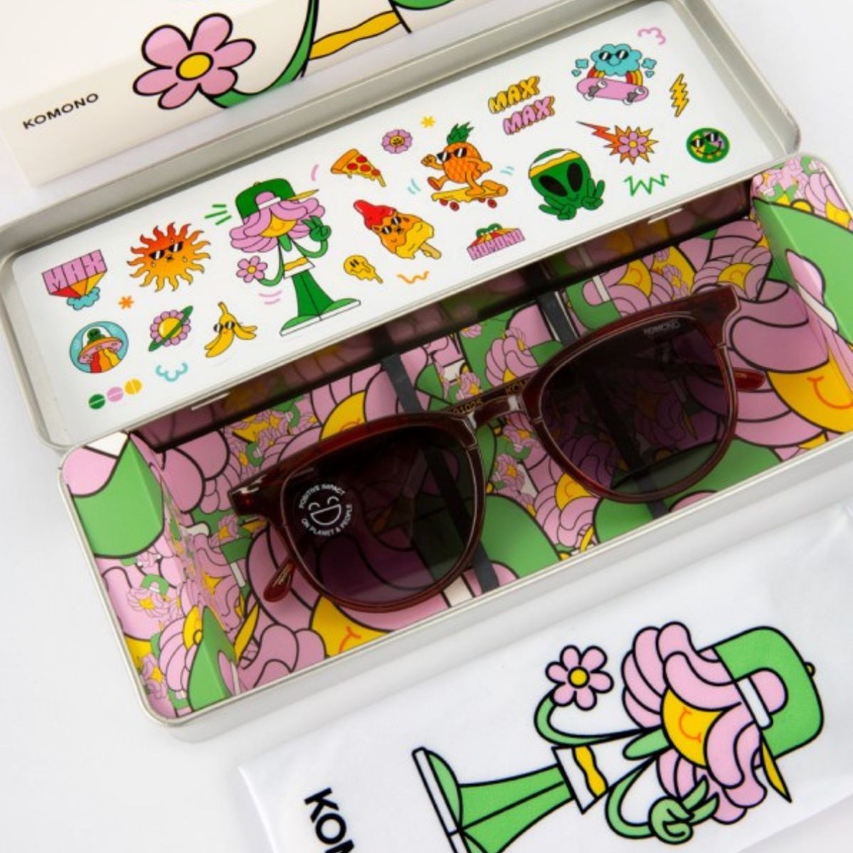 komono zonnebril MADISON 6-11 Y Havana Combi