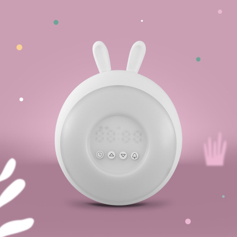 ALARM CLOCK / LED LAMP - Bunny - White