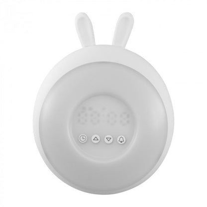 ALARM CLOCK / LED LAMP - Bunny - White