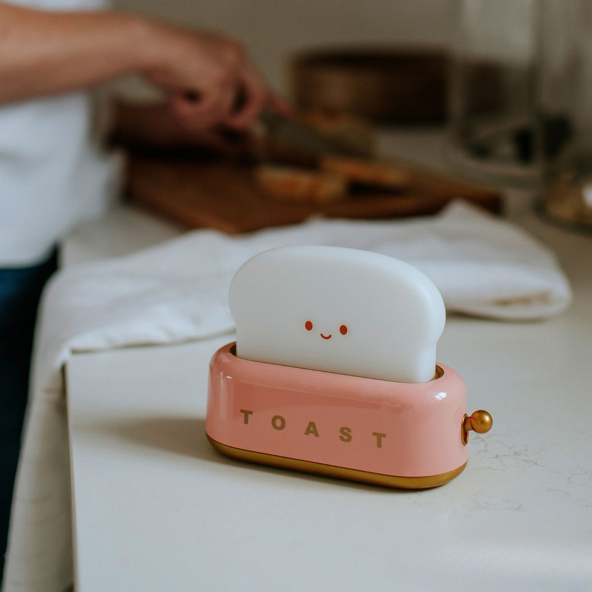 LED LAMP - Toaster - pink