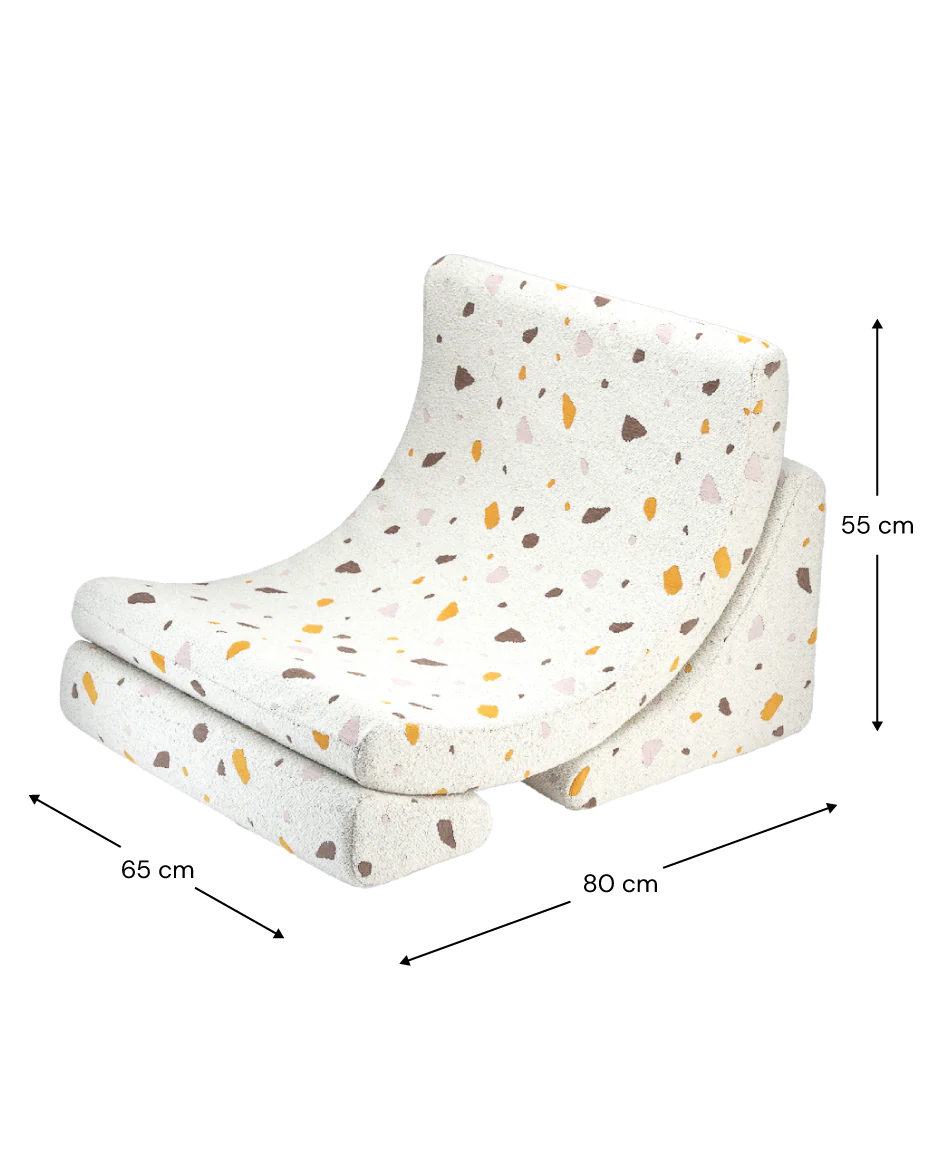 Moon Chair - Terrazzo Marble