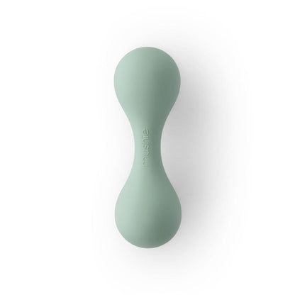 MUSHIE hochet silicone - Cambrigde Bleu 