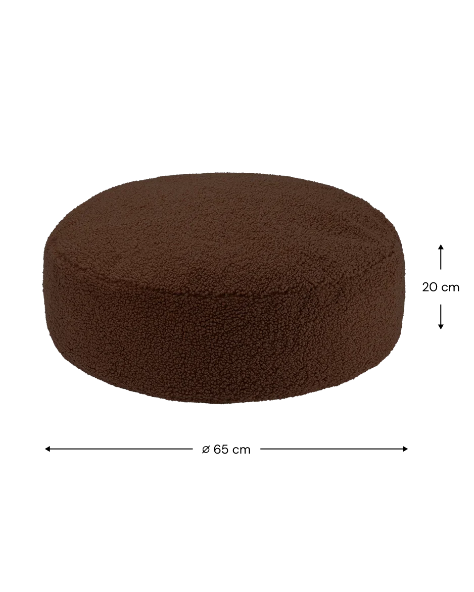 SET Teddy Bear Beanbag + Ottoman | 6 kleuren