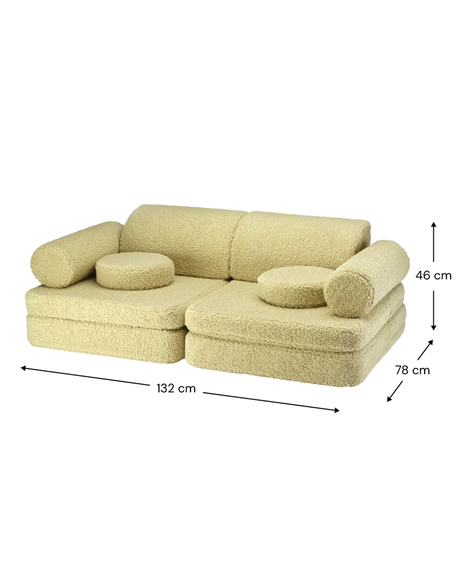 Settee TEDDY zitbank - 4 kleuren