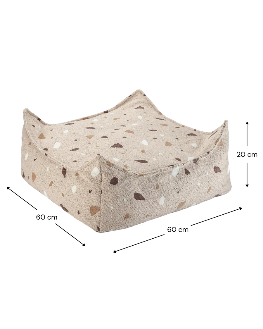 Ottoman Poef - Terrazzo - 3 kleuren